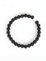 Thumbnail for NVR Unisex Black & White Crystal Beaded Bracelet - Distacart