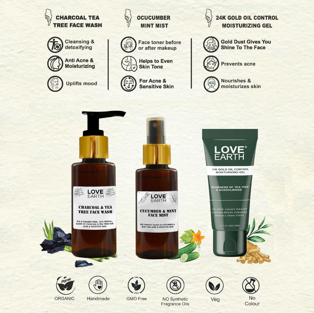 Love Earth Anti Acne Kit - Distacart