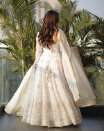 Thumbnail for Yash Enterprise White Sequence Work Party Wear Suit Set