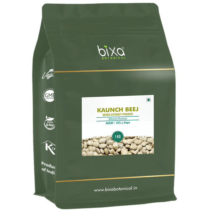 Bixa Botanical Kauch Beej Seeds Extract Powder 15% L-Dopa