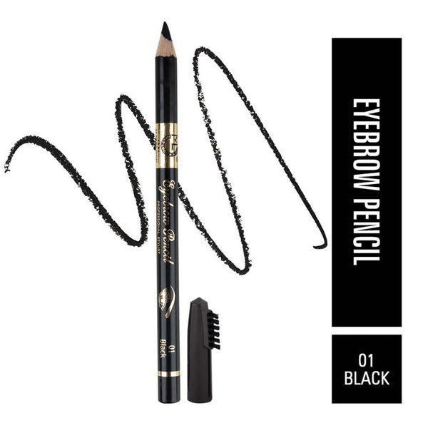 Matt Look Long Lasting Formula Professional Stylist Eyebrow Pencil - Black