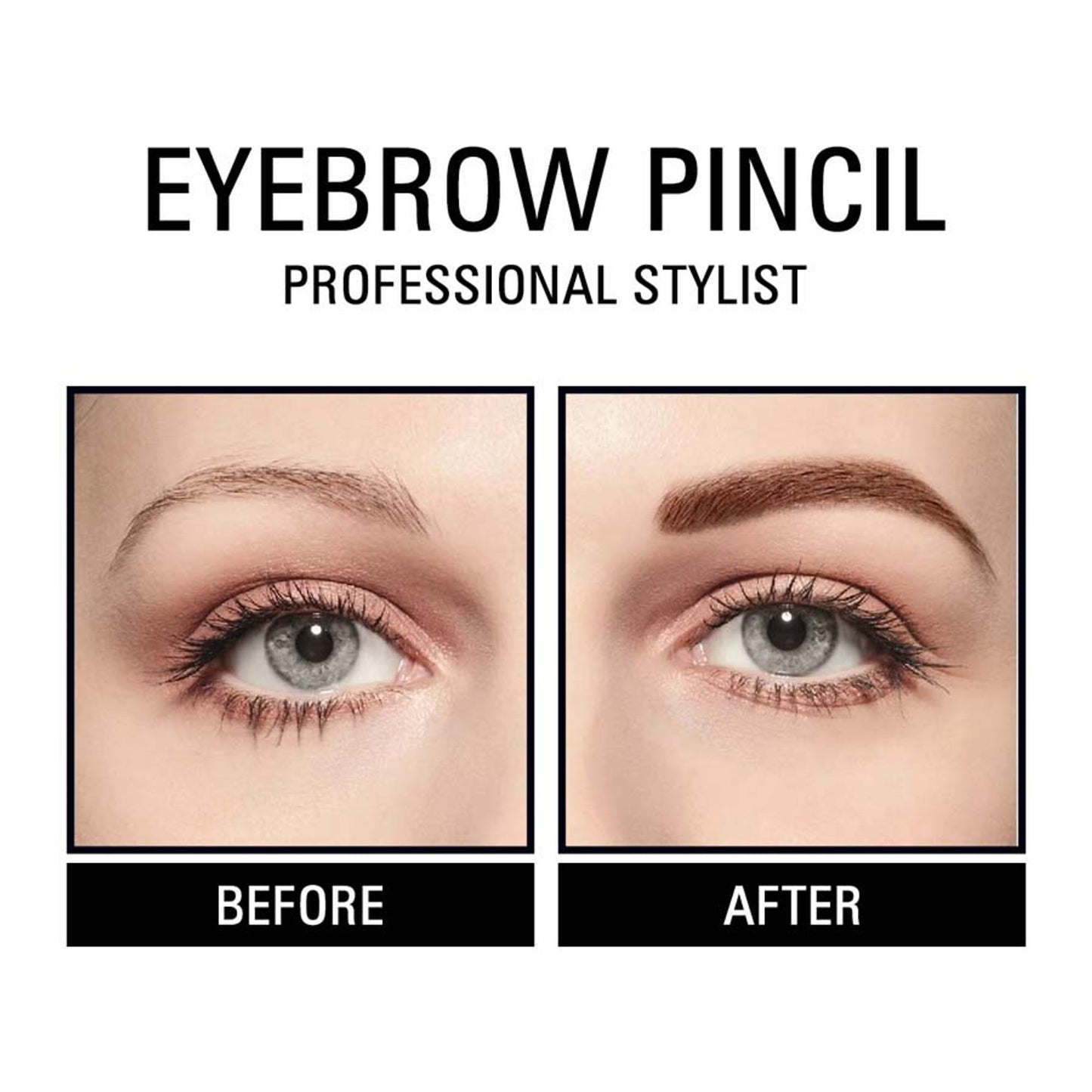 Matt Look Long Lasting Formula Professional Stylist Eyebrow Pencil - Dark Brown - Distacart