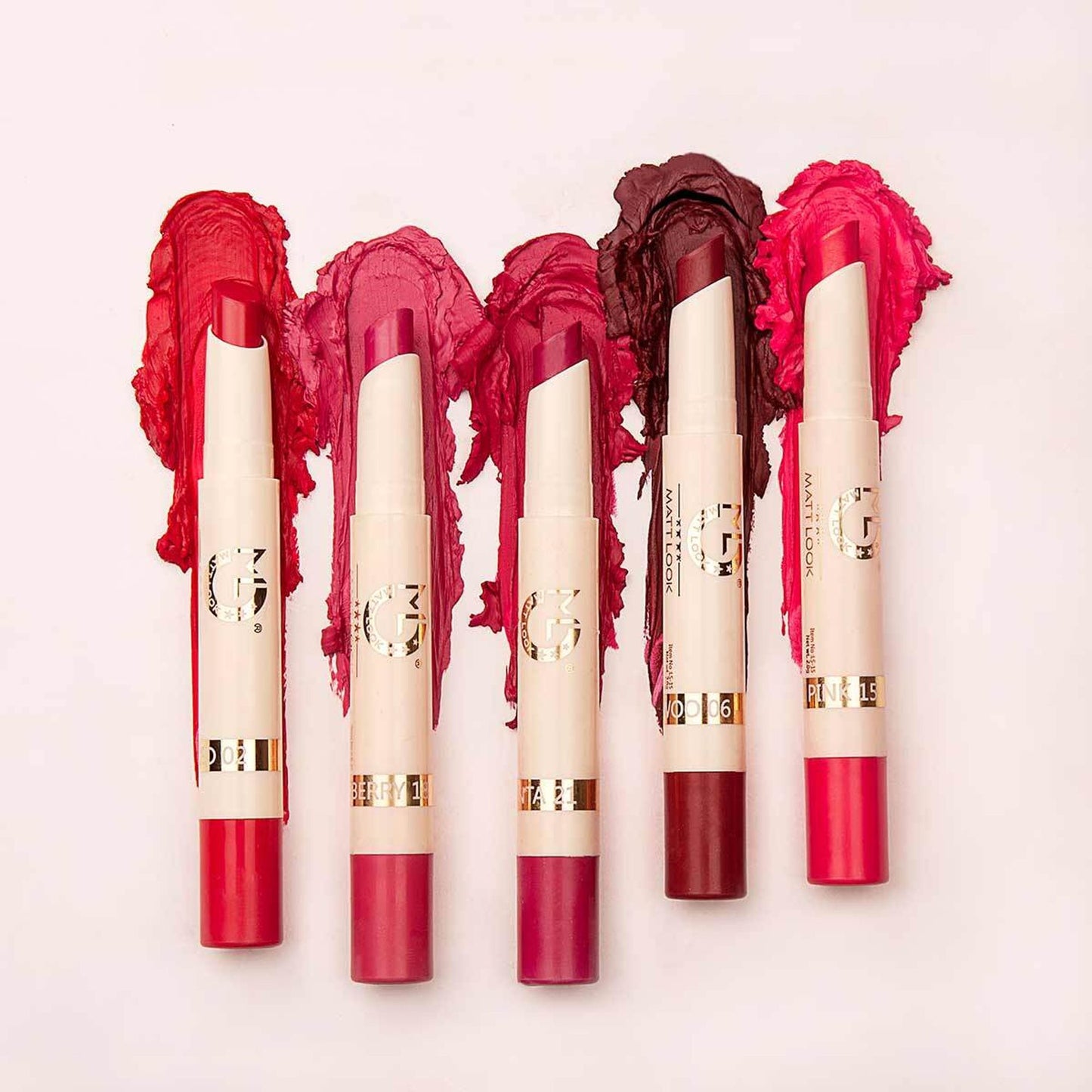 Matt Look Velvet Smooth Non Transfer Lipstick - Ruby Woo - Distacart