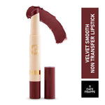 Thumbnail for Matt Look Velvet Smooth Non Transfer Lipstick - Cafe Frappe