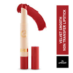 Thumbnail for Matt Look Velvet Smooth Non Transfer Lipstick - Apricot