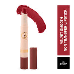 Thumbnail for Matt Look Velvet Smooth Non Transfer Lipstick - Gossip