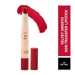 Thumbnail for Matt Look Velvet Smooth Non Transfer Lipstick - On Fire