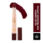 Thumbnail for Matt Look Velvet Smooth Non Transfer Lipstick - Divine Wine