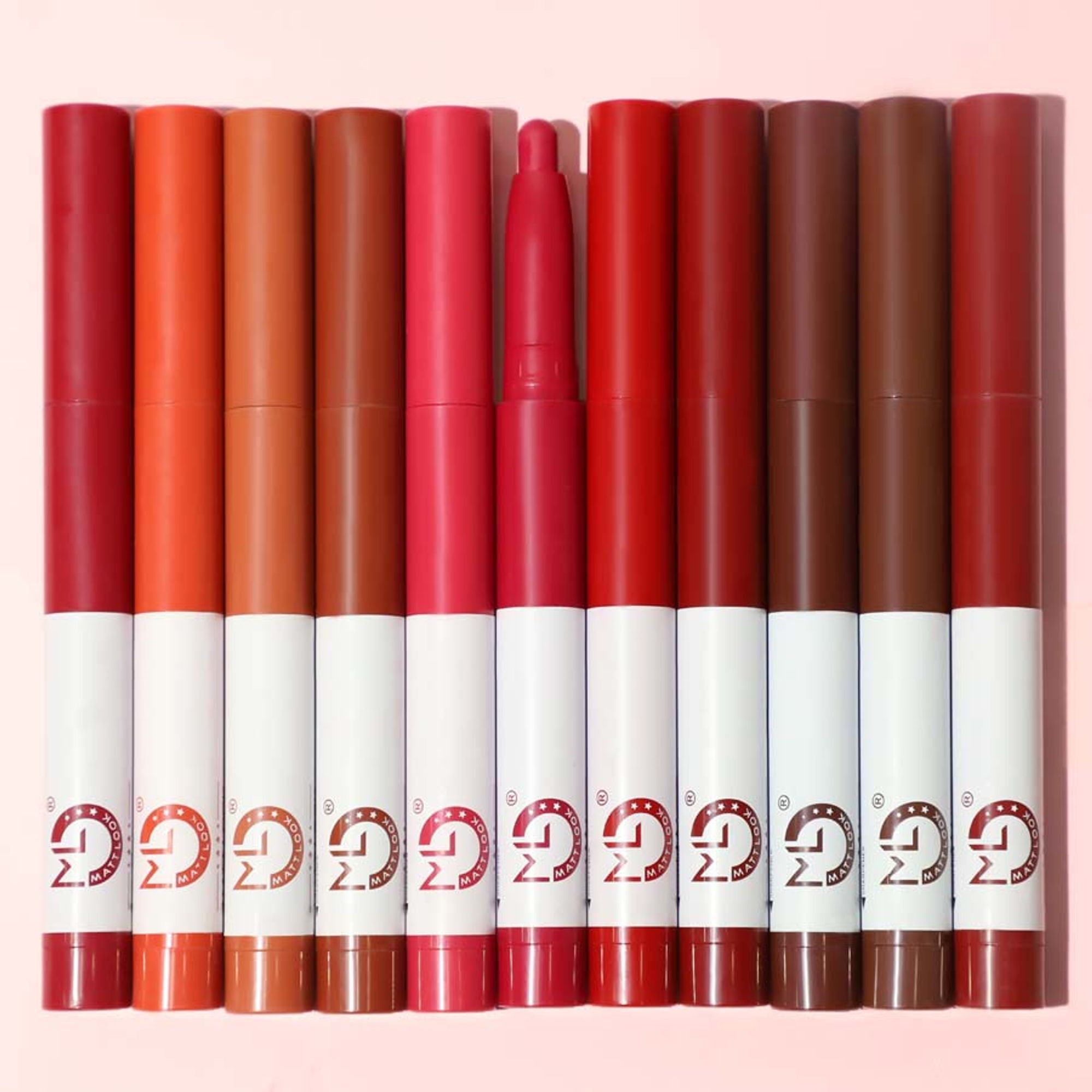 Matt Look Power Last Lip Stain Crayon Lipstick - Magic Maroon