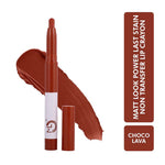Thumbnail for Matt Look Power Last Lip Stain Crayon Lipstick - Choco Lava