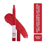 Thumbnail for Matt Look Power Last Lip Stain Crayon Lipstick - Bubble Gum