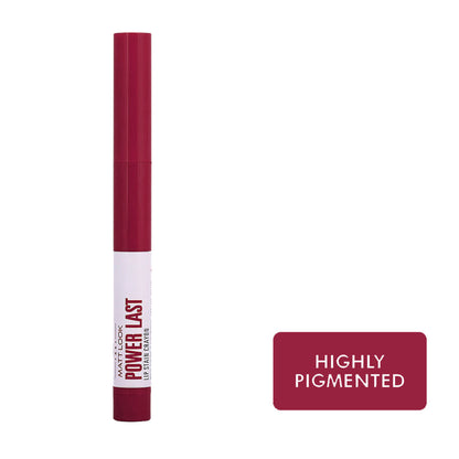 Matt Look Power Last Lip Stain Crayon Lipstick - Divine Wine