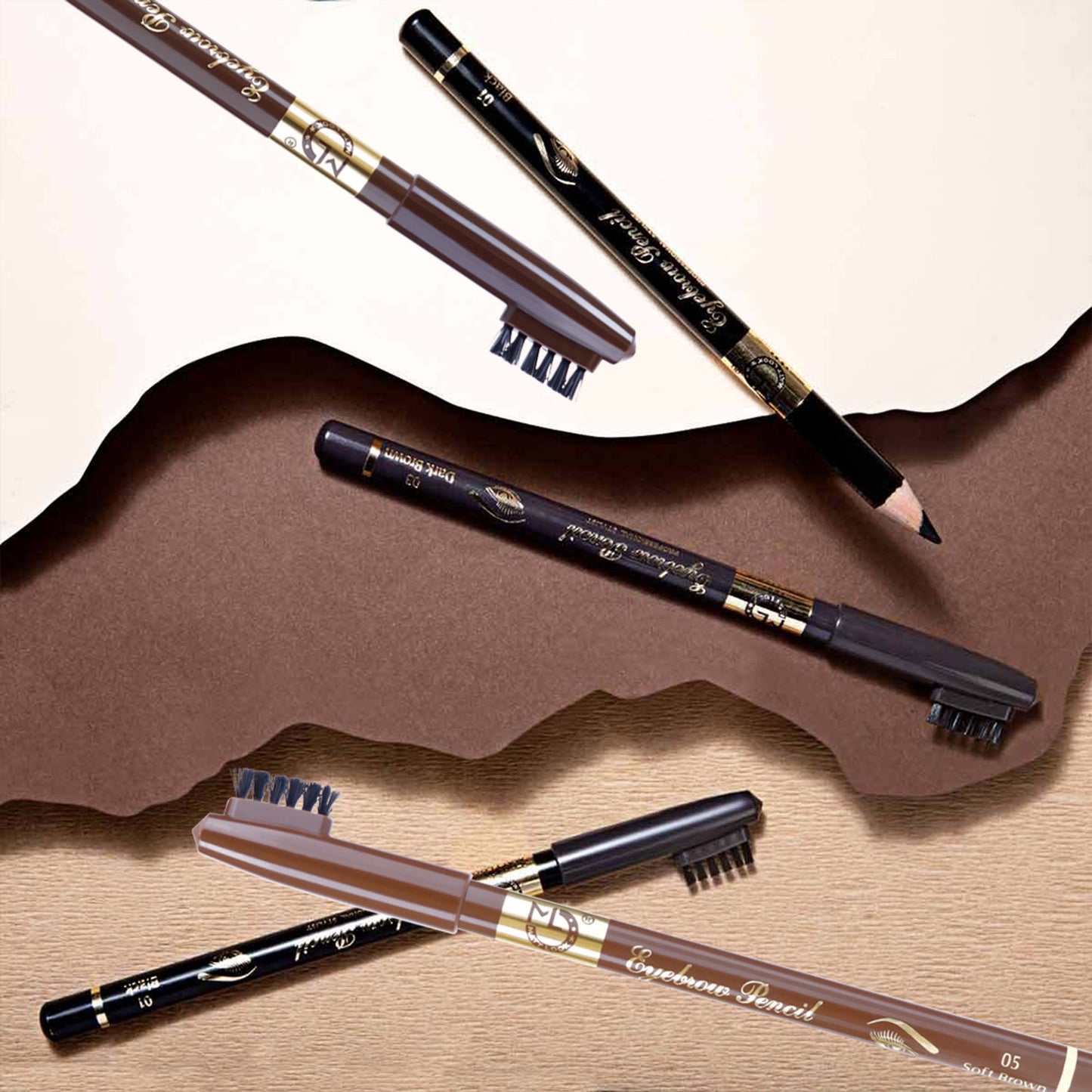 Matt Look Long Lasting Formula Professional Stylist Eyebrow Pencil - 05 Soft Brown - Distacart