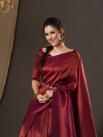 Thumbnail for Anouk Woven Design Zari Kanjeevaram Saree - Distacart