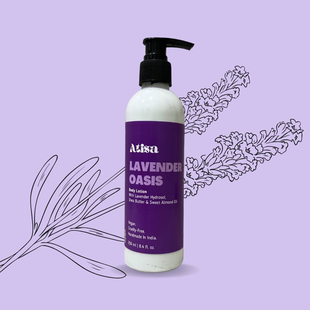 Atisa Lavender Oasis Body Lotion - Distacart