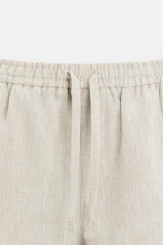 Thumbnail for Fabmade Men’S Linen Pajama Combo – Beige & Brown (Pack Of 2) - Distacart