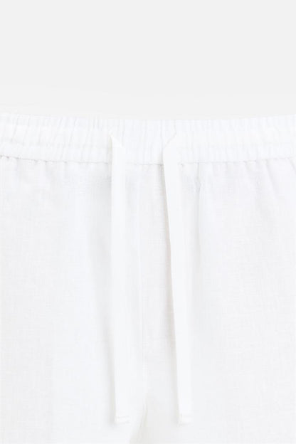 Fabmade Men’S White Loose Fit Cotton Pajama - Distacart
