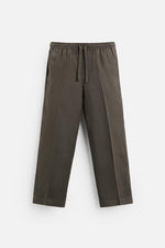 Thumbnail for Fabmade Men’S Linen Pajama Combo – Beige & Brown (Pack Of 2) - Distacart