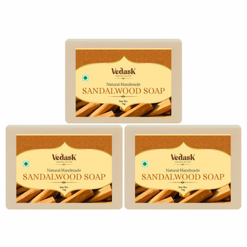 Vedask Organic Handmade Sandalwood Bath Soap - Dista