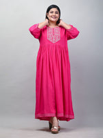 Thumbnail for Swasti Ethnic Motifs Embroidered Ethnic Dress