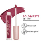 Thumbnail for Swiss Beauty Matte Hour Waterproof Liquid Lipstick, Up To 10-Hour - 6 Berry Fizz - Distacart