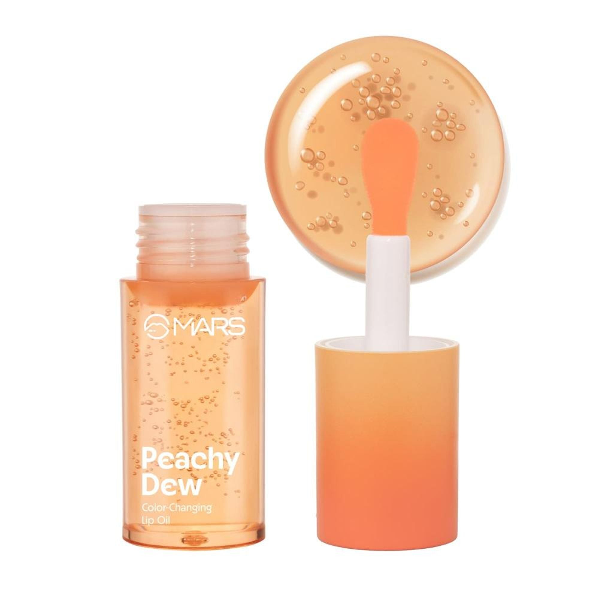MARS Color Changing Protector Lip Oil - Lo-01-Peachy Dew