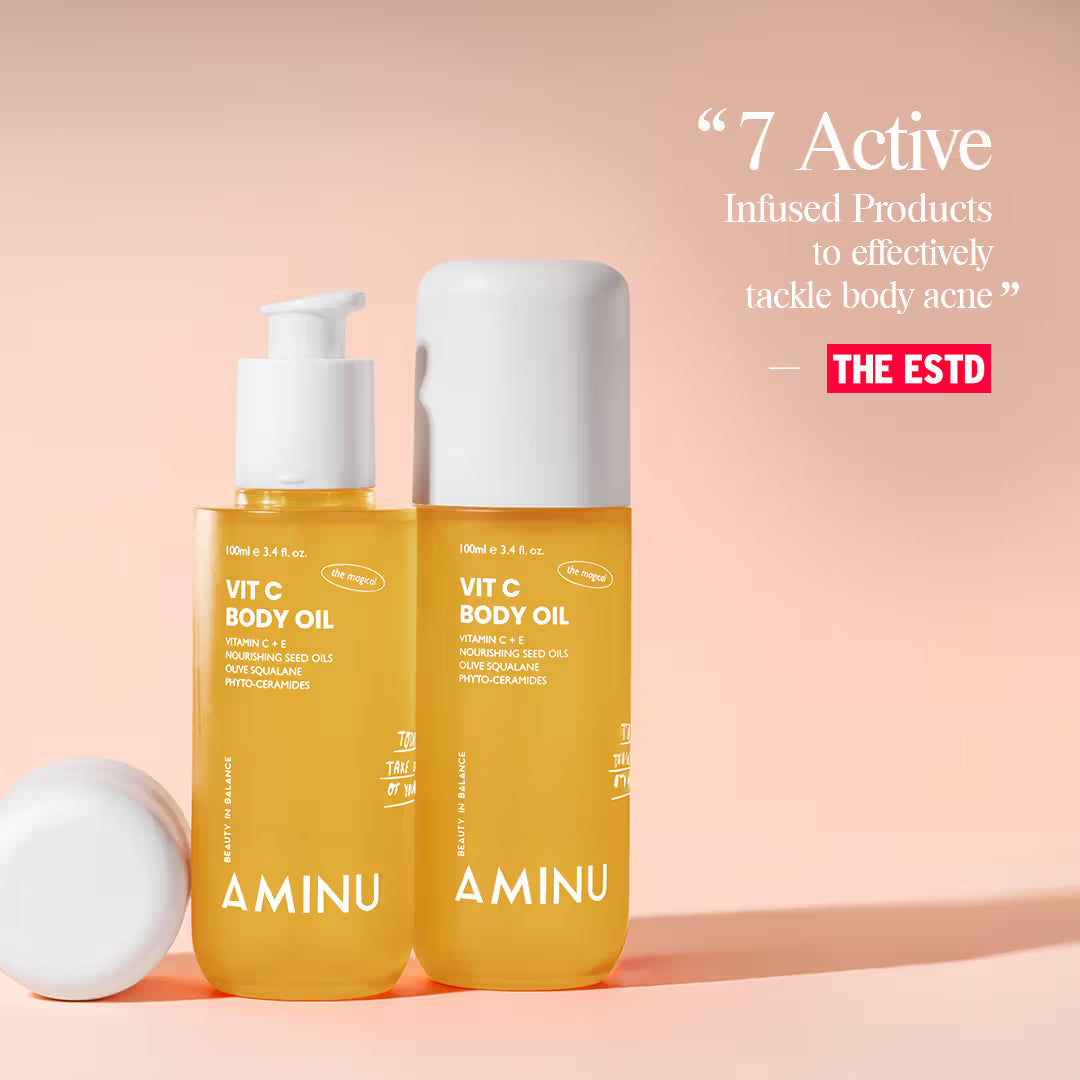 Aminu Melting Aminu Vit C Body Oil for Brightening & Hydrating - Distacart