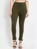 Thumbnail for TAG 7 Women Maroon & Olive Green Pack of 2 Leggings - Distacart