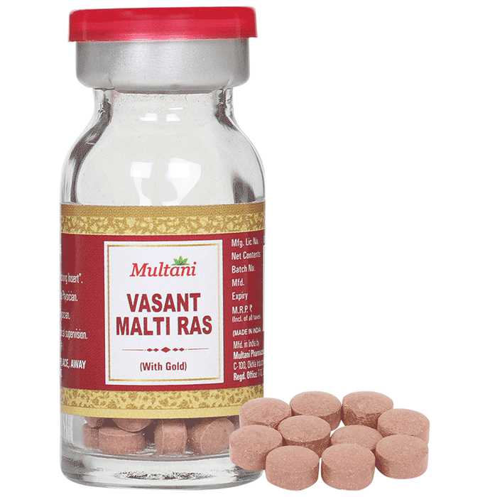 Multani Vasant Malati Ras with Gold Tablet