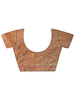 Thumbnail for Anouk Floral Embellished Sequinned Pure Georgette Saree - Distacart