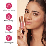 Thumbnail for Swiss Beauty Moist Heist Shimmer Lip Oil Luminous Shine , Hydrating & Lightweight - 3 Orange Alert - Distacart
