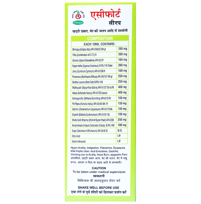 Chirayu Acifort Syrup