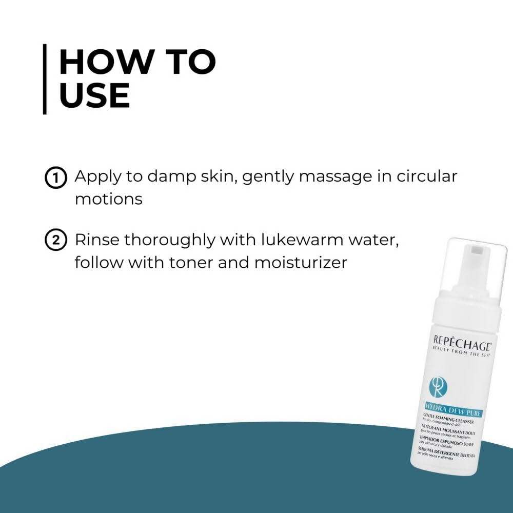 Repechage Hydra Dew Pure Gentle Foaming Cleanser - Distacart