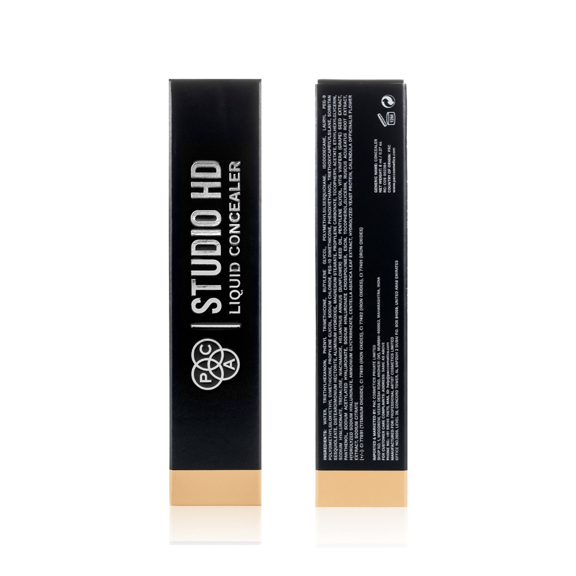 PAC Studio HD Liquid Concealer - HD LIGHT 180