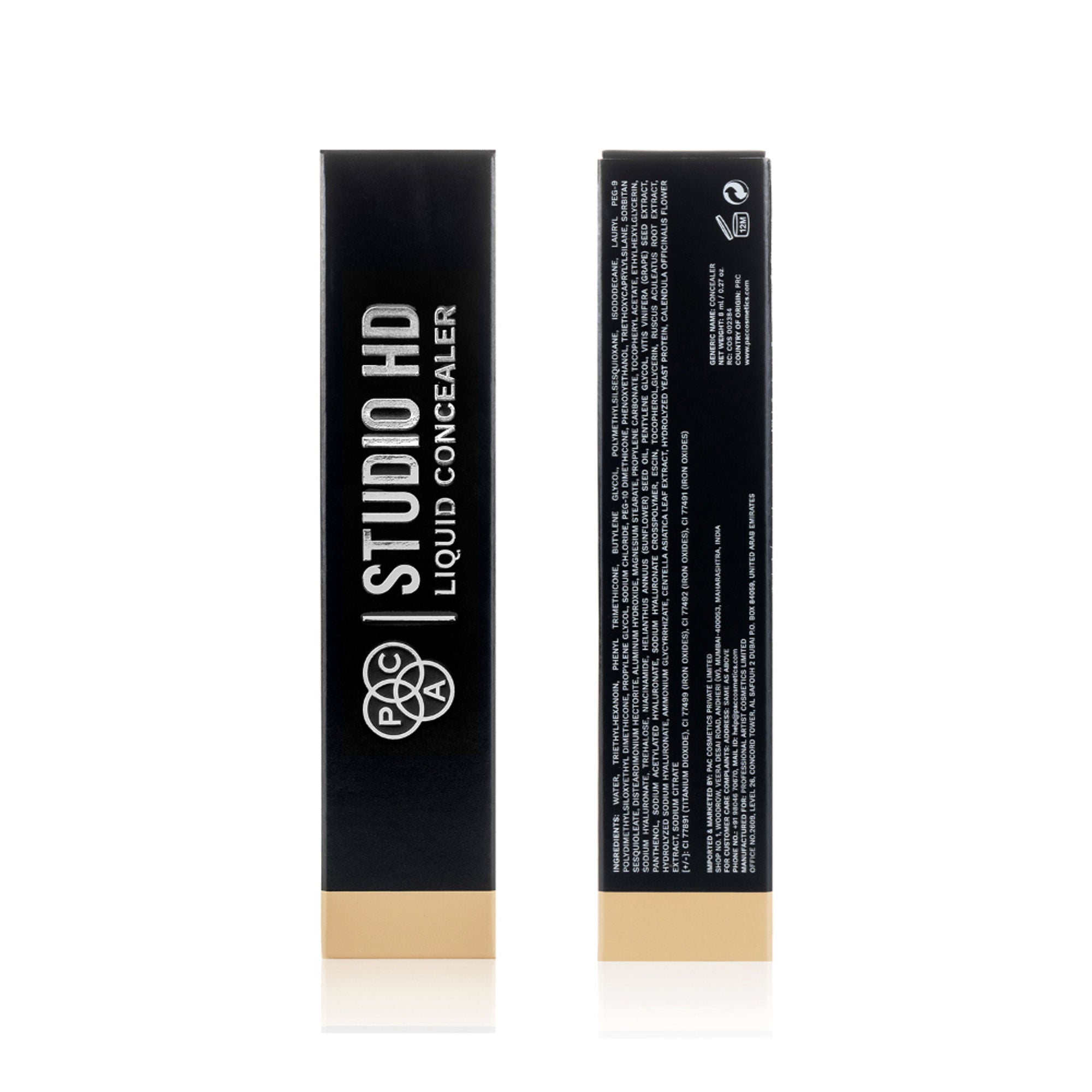 PAC Studio HD Liquid Concealer - HD MEDIUM 260 - Distacart