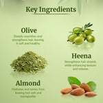 Thumbnail for VI-JOHN Naturale Olive, Heena & Almond Styling Hair Cream Strength & Shine