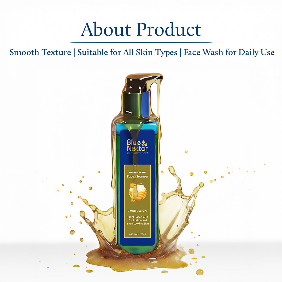 Blue Nectar Ayurvedic Honey and Aloevera Face Wash - Distacart