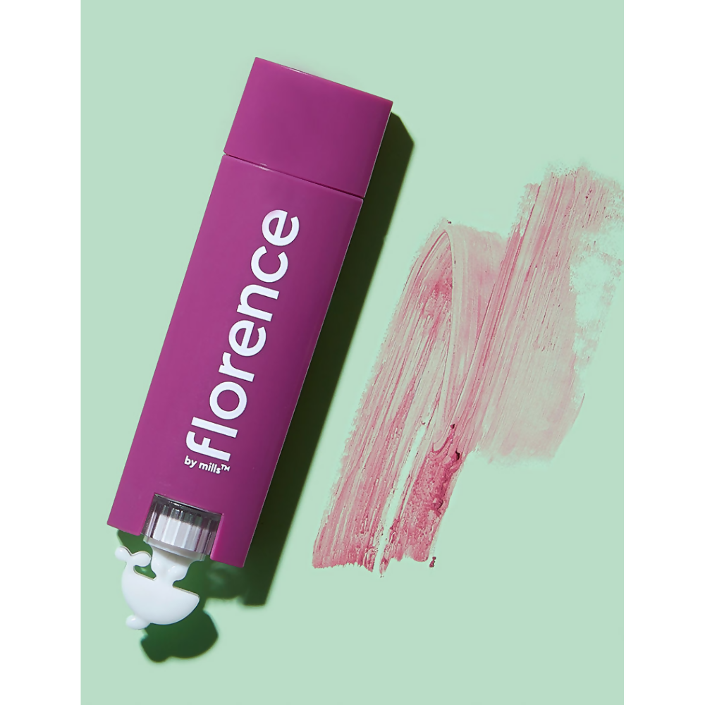 Florence by Mills Oh Whale! Tinted Lip Balm - Plum & Acai (Dark Purple) - Distacart