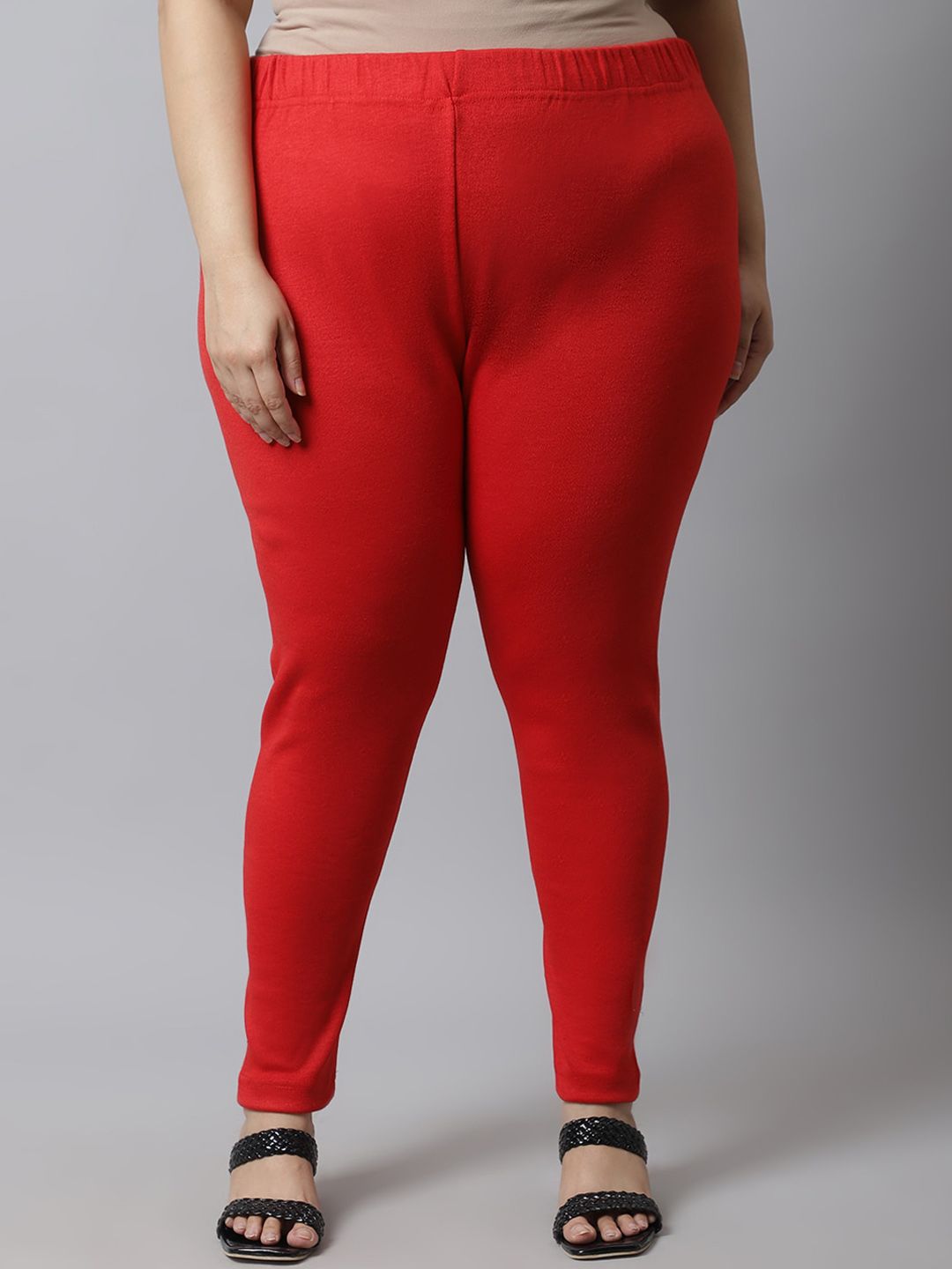 TAG 7 Women Plus Size Pack Of 2 Solid Ankle-Length Leggings - Distacart