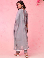 Thumbnail for Anouk Women Ethnic Motifs Printed Regular Pure Cotton Kurta with Trousers & With Dupatta