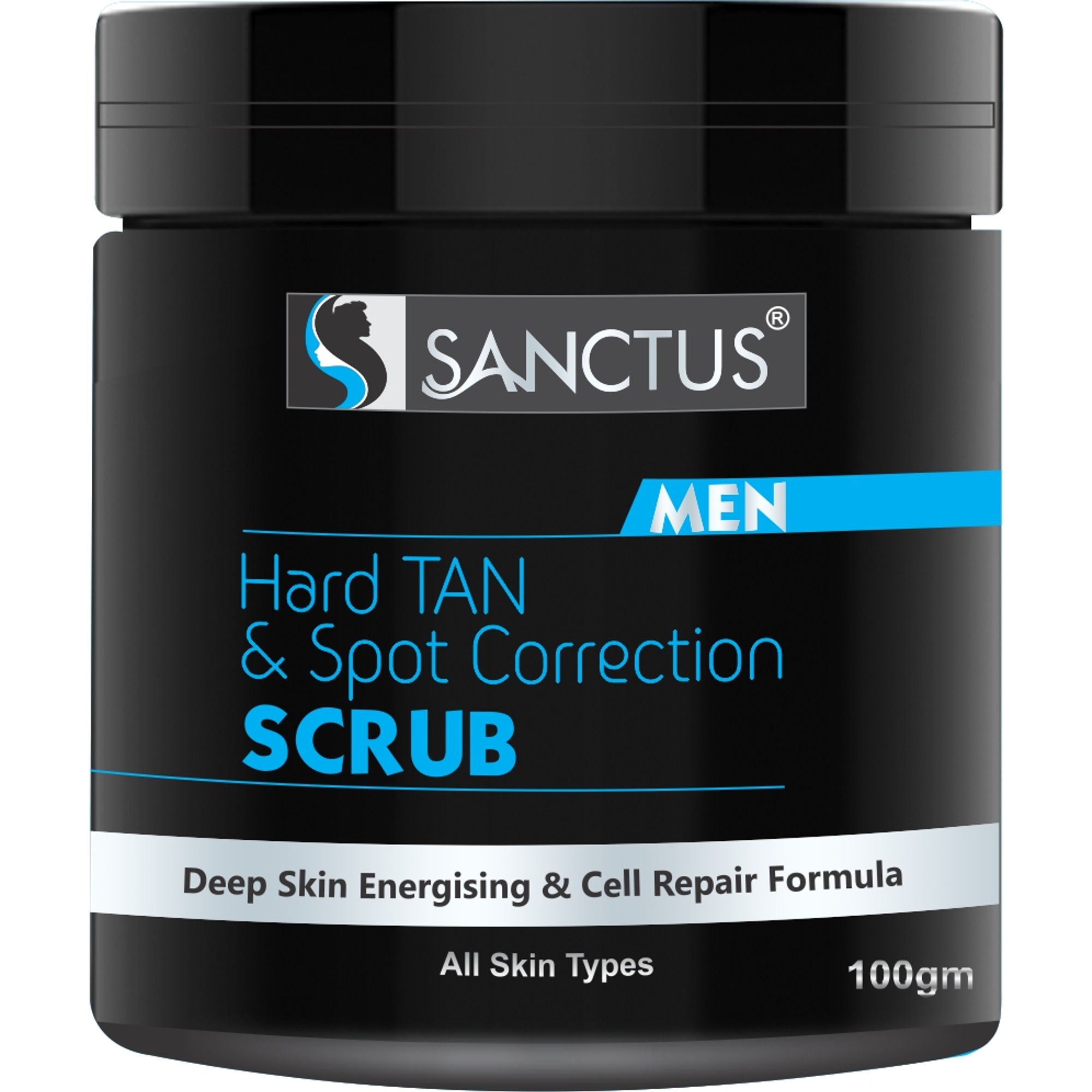 SANCTUS Hard Tan & Spot Correction Scrub for Men