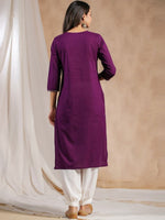 Thumbnail for Anubhutee Pleated Thread Work Pure Cotton Straight Kurta - Distacart
