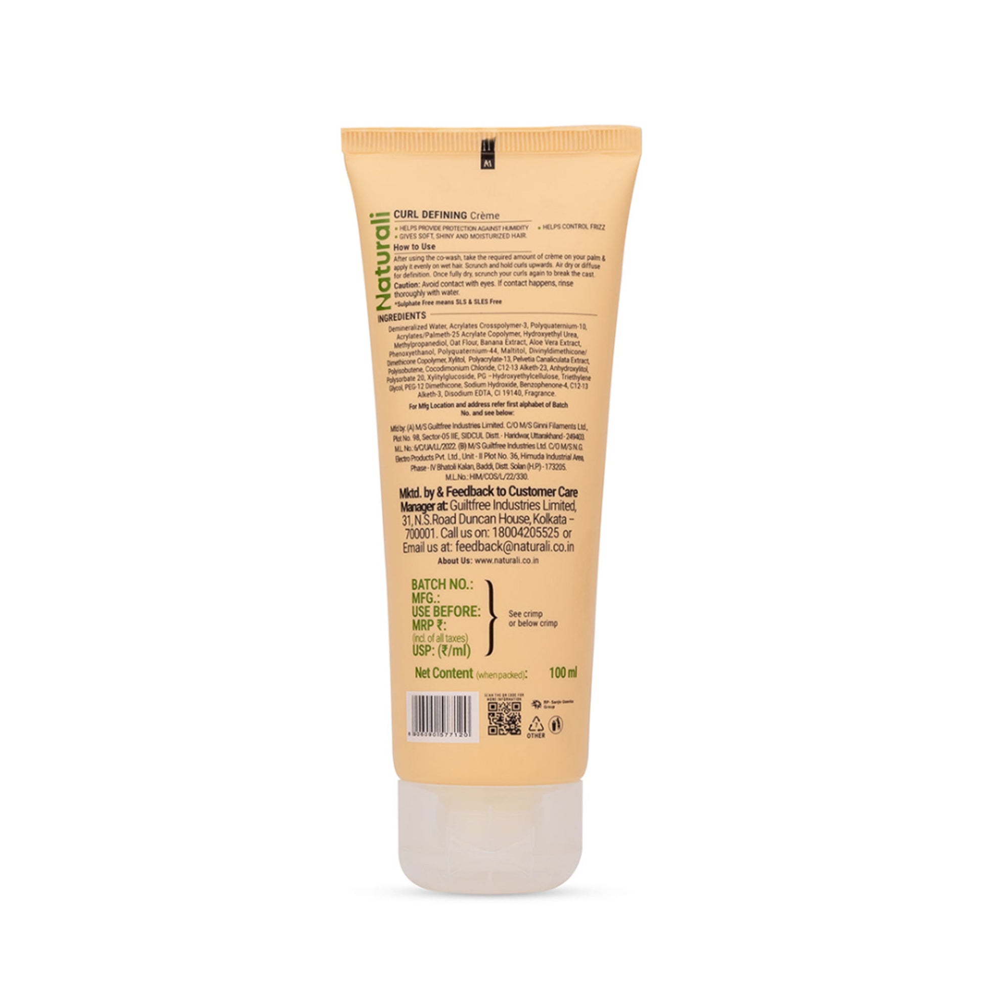 Naturali Naturali Curl Defining Creme - Distacart