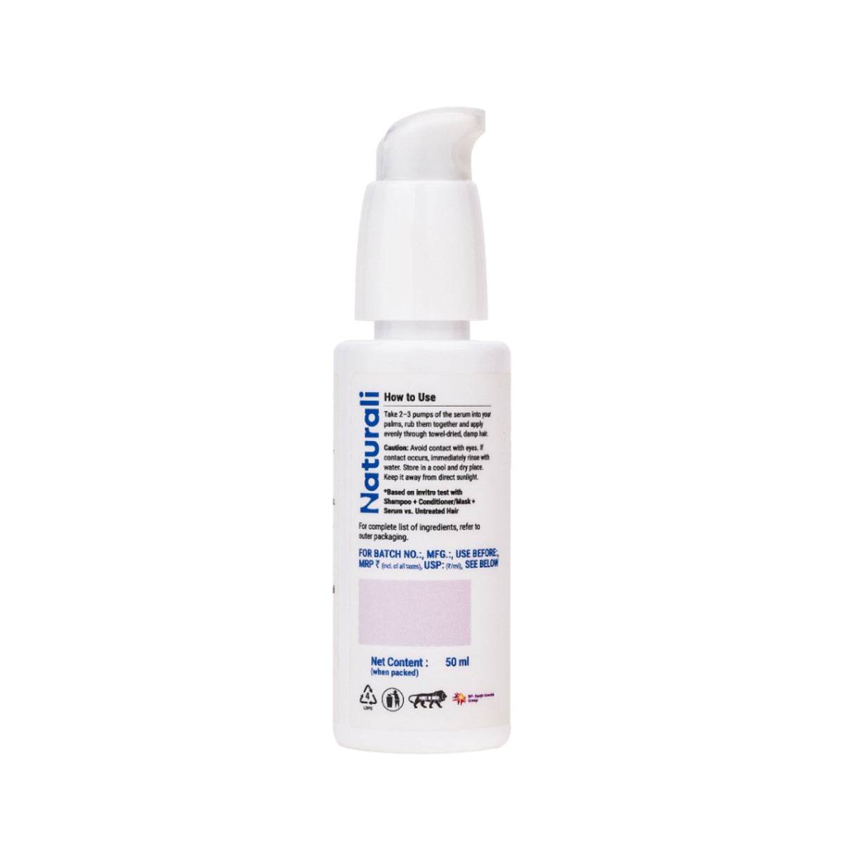 Naturali Naturali Anti-Frizz Hair Serum - Distacart