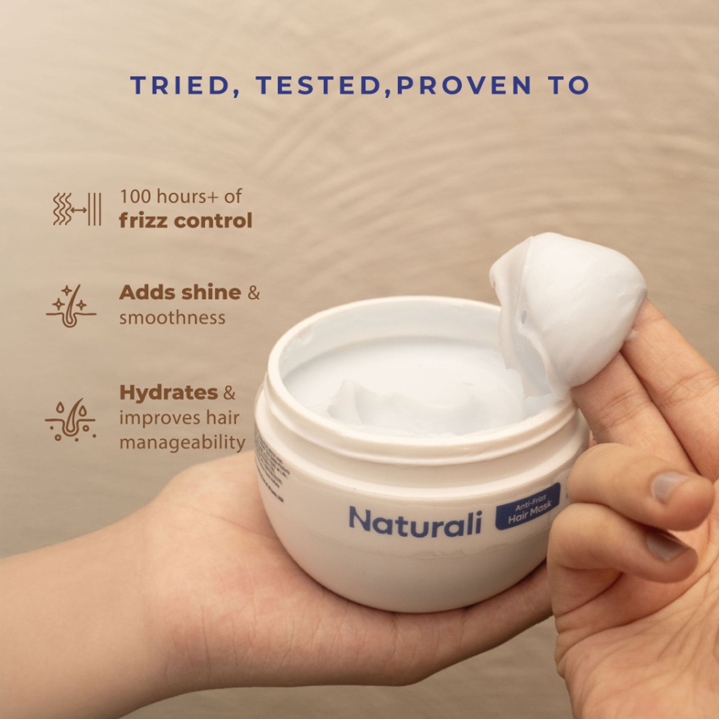 Naturali Anti-Frizz Hair Mask - Distacart