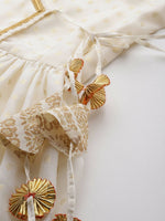 Thumbnail for Ahalyaa Women's Traditional wear Ethnic Dress - Off White - Distacart