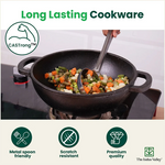 Thumbnail for The Indus Valley CASTrong Cast Iron Cookware Set: Tawa + Kadai, Kitchen Set for Home, Pre-seasoned, 100% Pure, Toxin-free, Induction