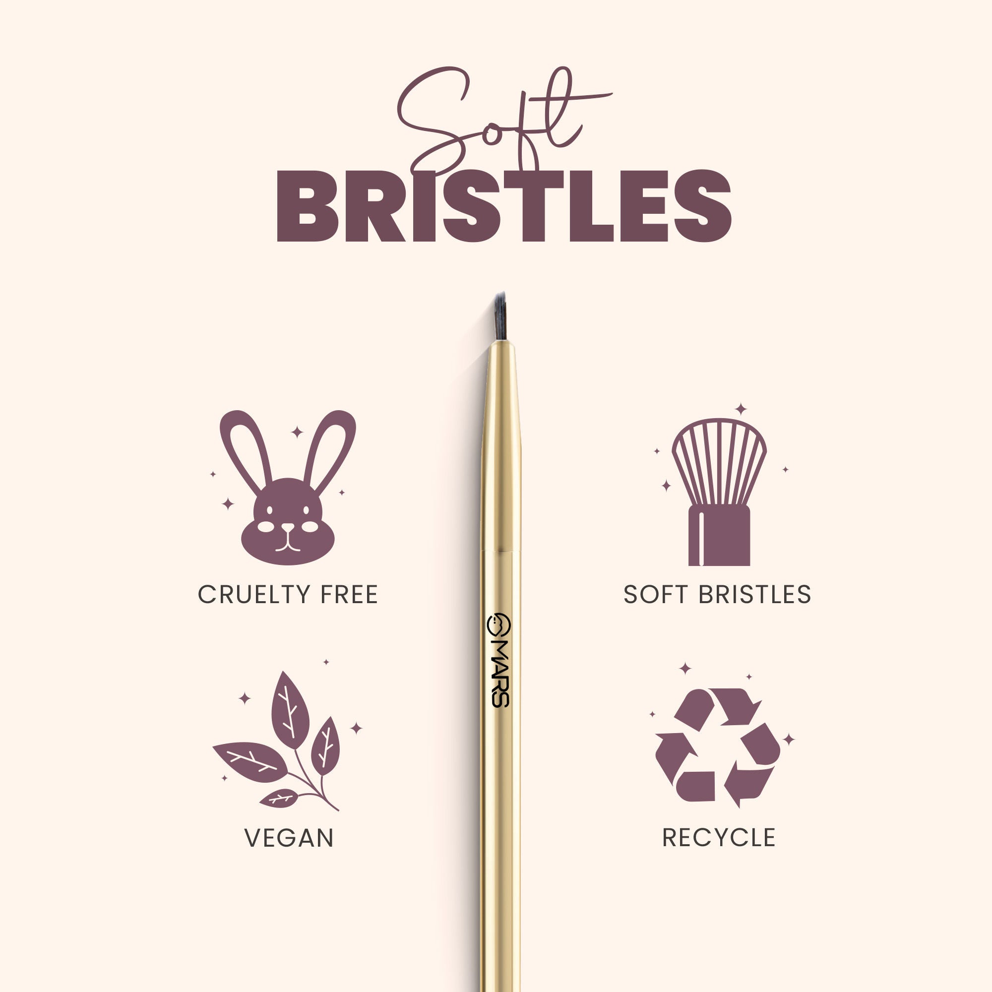 MARS Cosmetics Artist Arsenal Professional Eyeliner Brush