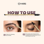Thumbnail for MARS Cosmetics Artist'S Arsenal Professional Angled Brush With Spoolie - Distacart