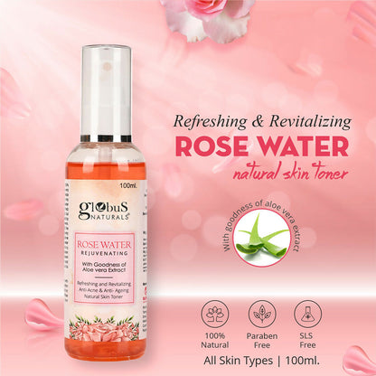 Globus Naturals Rose Toner - Distacart